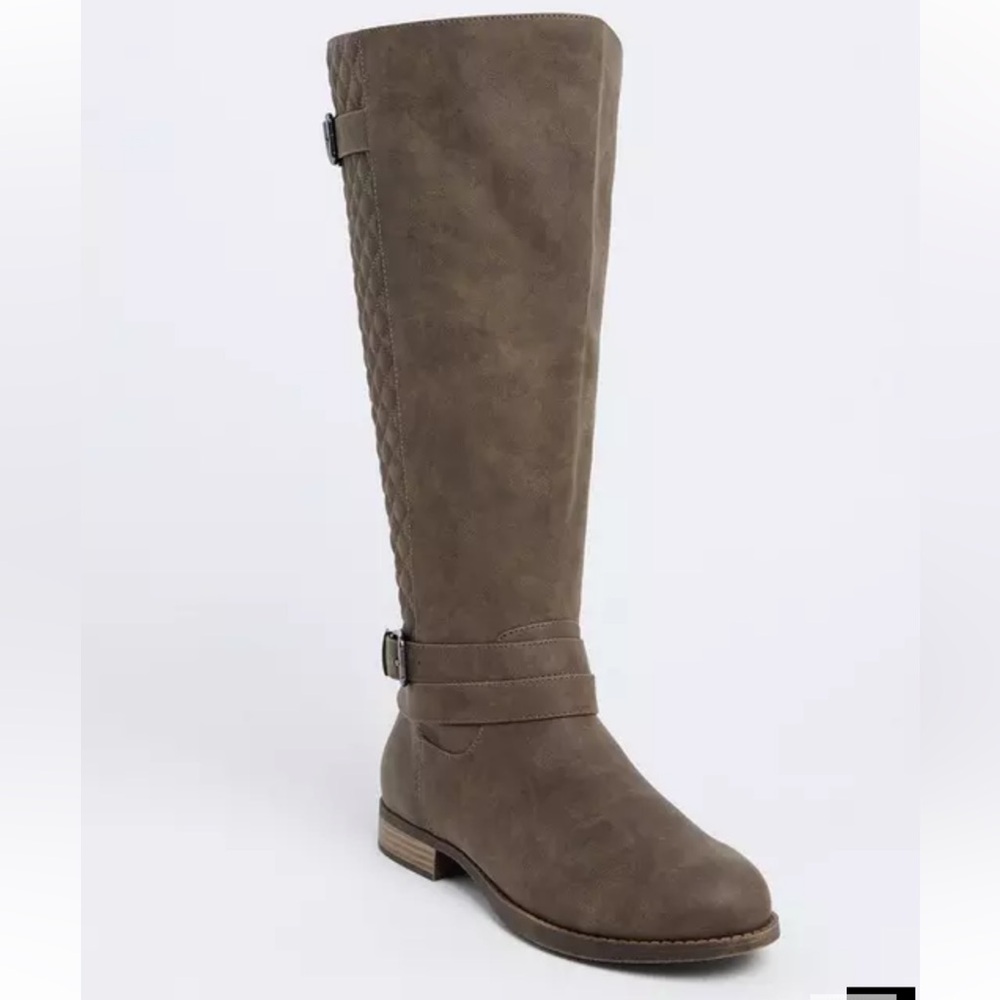 Torrid Taupe Knee high Boots